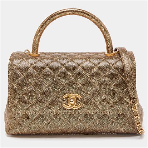 chanel double handle bag|chanel small bag with handle.